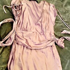 Express Beautiful purple silk top